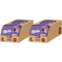 Senseo Kaffee Pads Milka 80 Getränke Kakao heisse Schokolade, (Packung, 10er Pack)