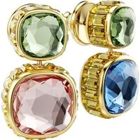 Swarovski Paar Ohrstecker Schmuck Geschenk Chroma Drop-Ohrhänger, mit Swarovski® Kristall - Einhänger drehbar