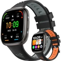 ibettertec Smartwatch Damen Herren, 1,72" HD Touch Fitnessuhr mit Telefonfunktion Smartwatch Smart Watch Fitness Tracker Uhr mit Pulsmesser, Schlafmonitor Schrittzähler Musiksteuerung,Sportmodi, Aktivitätstracker, IP68 Wasserdicht Sportuhr für iOS An