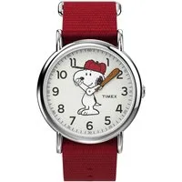 Timex Quarzuhr Timex x Peanuts Snoopy 38mm Fabric Strap Watch, (1-tlg., Not a set – not applicable to this product), Analoge Uhr