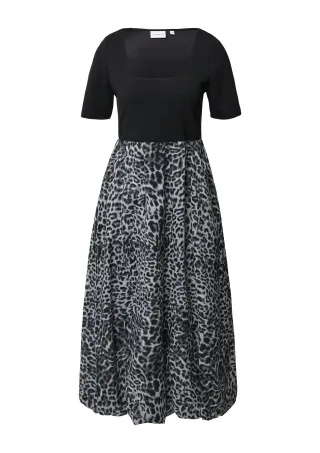 comma - Kleid schwarz|grau - Gr. - 40