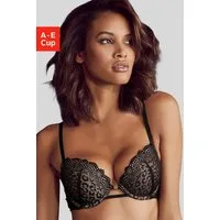 JETTE Push-up-BH mit aufregender Leo-Spitze, sexy Dessous