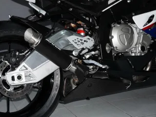 Sport Auspuff Bodis GP1-R Edelstahl Black 250mm BMW S 1000 RR Bj. 2009-2014
