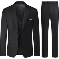 Allthemen Anzug (3 tlg) Herren Slim Fit Hochzeitsanzug komplett eleganter Anzugset