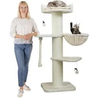 Happypet Kratzbaum COOPER, Katzenbaum 'Cooper', Gesamthöhe 150 cm, mit Spielseil und Spielball