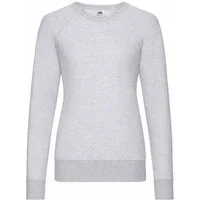 Fruit of the Loom Sweatshirt Lady-Fit Lightweight Raglan Sweatshirt / Pullover