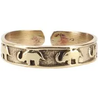 Guru-Shop Fingerring One Size Messing Modeschmuck Ring mit..
