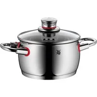 WMF Kochtopf Quality One, Cromargan® Edelstahl Rostfrei 18/10 (2-tlg), Cool+ Technologie für wärmereduzierte Griffe, TransTherm-Allherdboden