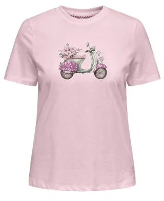 ONLY - ONLKITA S/S TEE CEN CS JRS Pale Lilac - Gr. - S