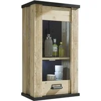 Home affaire Hängeschrank Sherwood mit Apothekergriff aus Metall, Höhe 90 cm