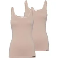 Skiny Tanktop Cotton Advantage (2-tlg) Trägertop, Muskelshirt, Ärmelloses Shirt