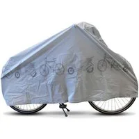 Filmer Schutzplane Fahrradgarage Schutzhülle für Fahrrad ca. 200x110 cm Klettverschluss, wasserdicht, mit Klettverschluss