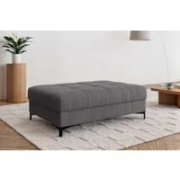 OTTO home Polsterhocker LEEVKE Sitzhocker passend zum Sofa, Breite 115 cm, mit hochelastischer Schaum und Wellenunterfederung