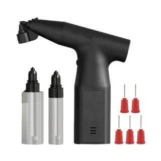 P-01/P-02 Electric Spray Gun Kit 1/3-Speed 0.3/0.5mm Nozzles 24ML/60ML PA Bottles 0.04MPa 7L/8L Airflow Rechargeable Cor
