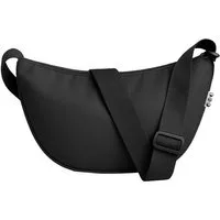 SONS OF ALOHA Umhängetasche Moon Bag Cross-Body Bag HOKU Damen Herren schwarz, Umhängetasche, Moon Bag M, recyceltes PET, schwarz
