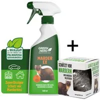 GreenHero Marderspray Marderspray + Marderschreck Kugel, 2-St.