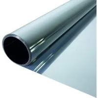 SOLAR-TEC Sonnenschutz-Fensterfolie SOLAR-TEC Premium Spiegelfolie - Breite 76cm - Sonnenschutz, Lichtschutz, glatt, Selbstklebend im Nassklebeverfahren