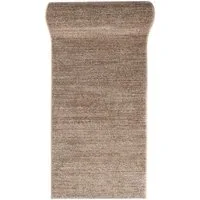 Mazovia Läufer Läufer Flurläufer Einfarbig für Vorzimmer, Küche - Beige, 60 x 100 cm, Kurzflor, Meterware, Höhe 10 mm
