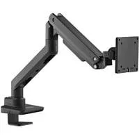 Single-Monitorhalterung Gaming mit Gasdruckfeder schwarz, für Monitore von 17" - 49" (43 - 124cm)