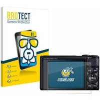 BROTECT Displayschutzglas Folie für Canon PowerShot SX740 HS Lite, Schutzfolie Glas Panzer Display Schutz klar