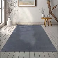 TaraCarpet Teppich Teppich Tiber in Hasenfelloptik uni Bubbels, rechteckig, Höhe: 14 mm, Hasenfell Bubbles anthrazit Wohnzimmer Schlafzimmer Esszimmer 080X150