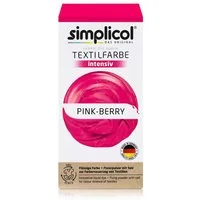 simplicol Textilfarbe Simplicol Textilfarbe intensiv Pink-Berry Flüssigfarbe, Fixierer (1er