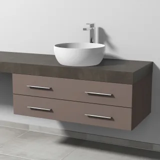 Sanipa Waschtischunterbau mit Auszügen 2morrow (G3303) 340x1000x520 Taupe-Matt, G33031T G33031T