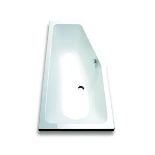 Hoesch Combi Badewanne 5590.010 160x70cm, weiß, Ausführung links