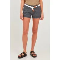 OXMO Chinoshorts OXChanett Shorts mit Gürtel in geflochtener Optik