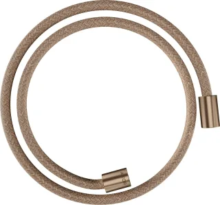 Hansgrohe Textilbrauseschlauch Axor 1250mm mit zylindrischen Muttern, brushed red gold, 28228310 28228310