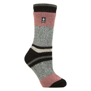 Damen Weiche Warme Winter Streifenmuster Thermosocken