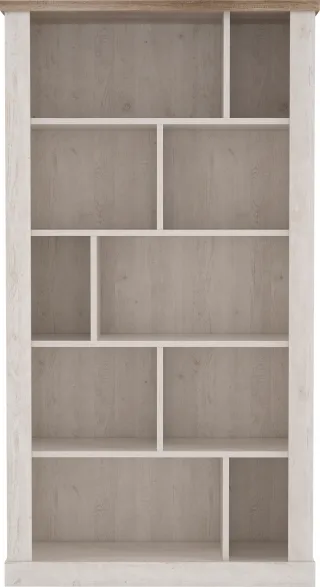 FORTE Aktenregal "Duro" Höhe 212 cm, Bücherregal im Landhausstil