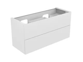 Keuco Waschtischunterschrank Edition 11 31264, 2 Front-Auszüge trüffel/trüffel, 31264370000 31264370000