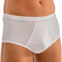 HERMKO Slip 3248 (Pack, 2er) 100 % Bio-Baumwolle Doppelripp mit Eingriff hergestellt in EU