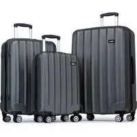 KONO Hartschalen-Trolley Hartschalen Trolley Koffer mit 4 Rollen und Zahlenschloss –Reisekoffer