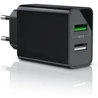 Aplic USB-Ladegerät (3000 mA, 2-Port, 30W, Quick Charge 3.0 (QC 3.0) Schnelladefunktion)