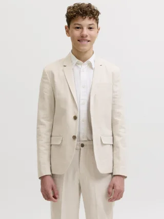 JACK&JONES - JPRMARTIN SUMMER BLAZER NO06 JNR Weiß - Gr. - 176