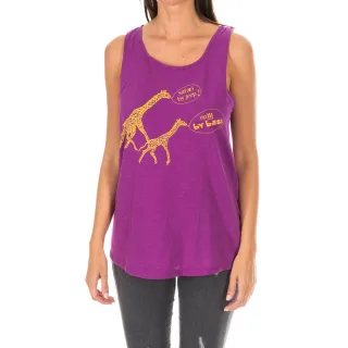 Damen Rundhalsausschnitt gedrehtes Tank-Top ADM0107