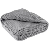 Wohndecke Strick, wometo, OEKO-TEX®, Kuscheldecke mit edlem & schlichtem Strickmuster