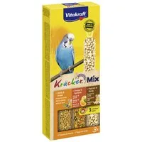 Vitakraft Kräcker® Mix Honig / Orange / PopCorn für Sittiche 80 g, für: Vogel