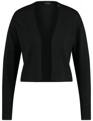 TAIFUN - Strickjacke schwarz - Gr. - 42