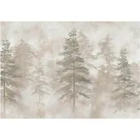 Wallarena Fototapete Wald Bäume - Mehrfarbig - Modern - Vlies - Schlafzimmer, glatt, (8 St), 400x280cm