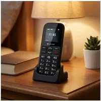 Denver Dual-SIM Mobiltelefon für Senioren & Rentner 4G LTE Tasten SOS-Notruf Seniorenhandy (Taschenlampe, FM-Radio, Wecker, Kalender, Taschenrechner)