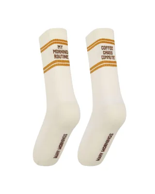 many mornings - Socken - RUSH ROUTINE beige/braun - Gr. - 38