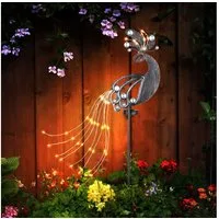 GLOBO LIGHTING LED Dekofigur, LED-Leuchtmittel fest verbaut, Warmweiß, Solarstecker Garten Steckleuchte Solarlampe für Außen Gartendeko