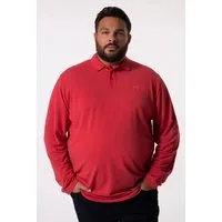 Men Plus Poloshirt Poloshirt Basic Piqué Langarm