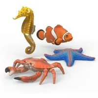 Schleich® Spielwelt WILD LIFE, Meerestiere Entdecker Set (42742), (4-tlg)