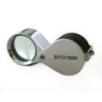 Yudu Lupenbrille Juwelier Lupe Taschenlupe Lupe faltbar 30 Fach Linse Ø21mm