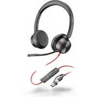 Polycom Poly Blackwire 8225 USB-C Stereo-Headset + USB-C/A Headset