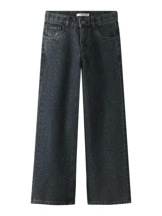 NAME IT - NKFROSE WIDE RHINE JEANS 2424-IM S Dark Midnight Denim - Gr. - 152